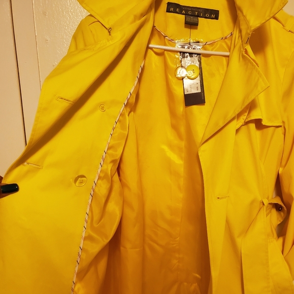 🌞CLEARANCE🌞 Nwt Kenneth Cole Reaction Trenchcoat - Picture 4 of 8